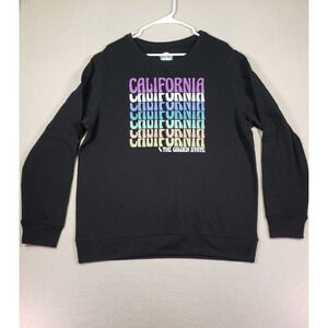 California Sweater Womens XL Fleece Pullover Crew Neck Sweatshirt Logo Home Free